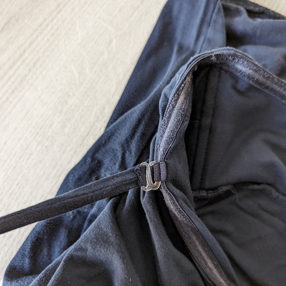 J. Crew Navy Strapless Twist Front Beach Coverup Dress - Picture 7 of 7